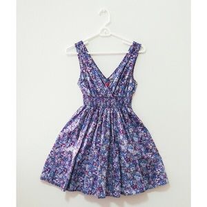 Blue Flowery Dress👗✨